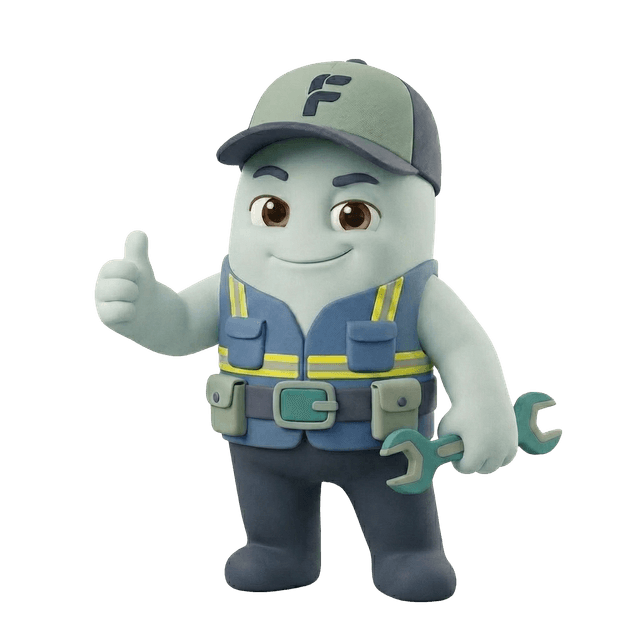 Fixerezo mascot thumbs up