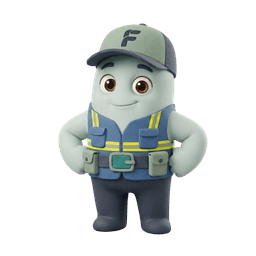 Fixerezo mascot trust pose
