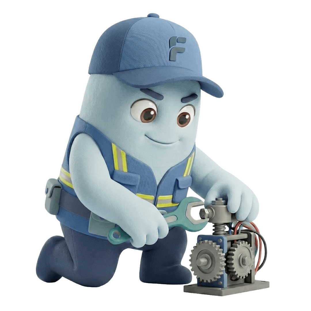 Fixerezo technician guide mascot